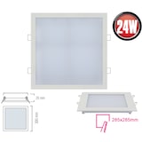 thumbnail of 30x30 cm 24w LED Panel Ultra Slim Panel Eckig Quadrat Einbauleuchte Deckenleuchte Warmweiß
