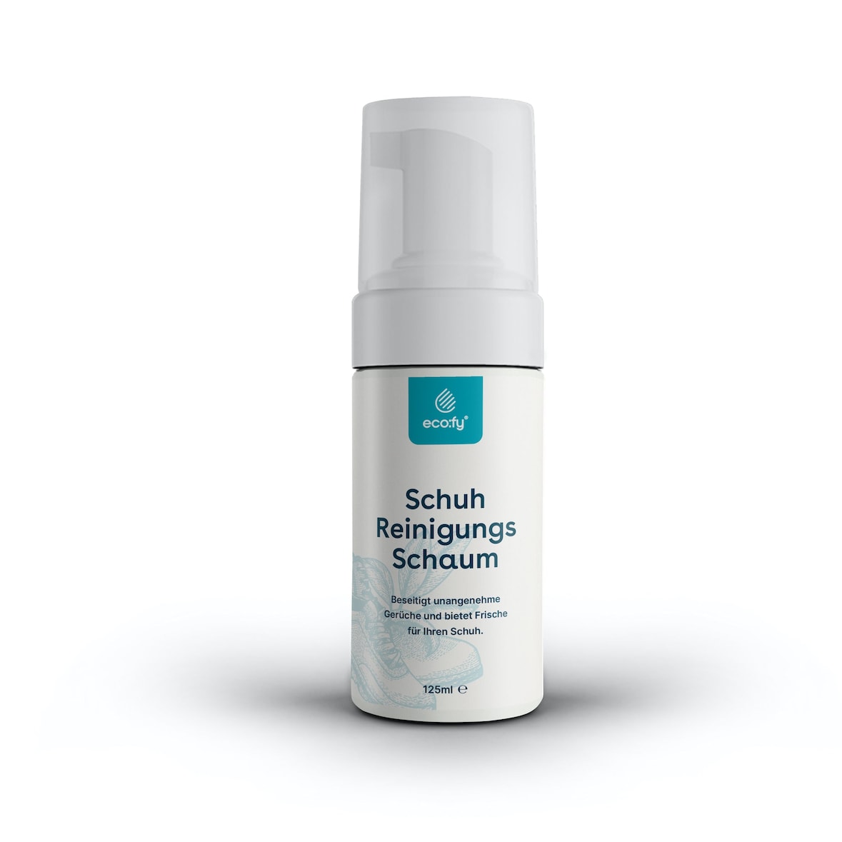 eco:fy Schuh-Reinigungsschaum - 125ml - Reiniger für Stoff, Leder, Mischgewebe, Membran