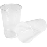 thumbnail of 1000 Becher Plastikbecher Kunststoff klar transparent, 0,2l, PP