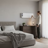 thumbnail of Chauffage convecteur MURAL 2000W Ceramique Programmable Ecran Digital Télécommande PLEIN AIR Plein Air