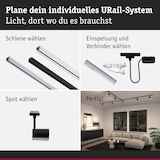thumbnail of Paulmann URail Schienenspot Luxe   GU10  max. 10W  dimmbar 230V Schwarz matt 95633