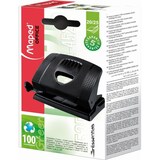 thumbnail of Locher Essentials Green 9% recycelter Kunststoff/Metall 25 Blatt schwarz