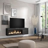 thumbnail of Mueble TV, Televisión, 160, Para TV hasta 65", Chimenea eléctrica XXL, Colgado, Suspendido, Negro _421_7