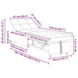 thumbnail of vidaXL Slaapbank 3-in-1 Uittrekbaar in Donker Gele Stof