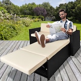 thumbnail of CASARIA® Polyrattan Sitzgruppe Lounge Set Gartenlounge Schwarz