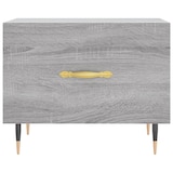 thumbnail of vidaXL Couchtisch Grau Sonoma 50x50x40 cm Holzwerkstoff