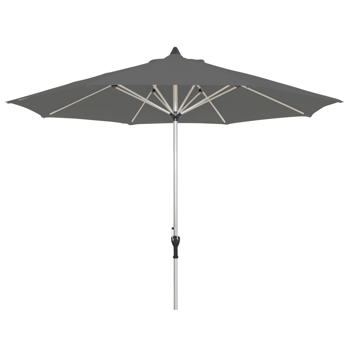 acamp acapole Marktschirm 270cm mit Knickgelenk, grau