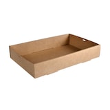 thumbnail of 50x DUNI Glance Catering Tray Large 450 x 310 x 80 mm Braun ungeteilt
