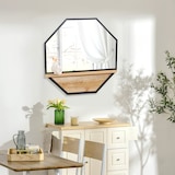 thumbnail of HOMCOM Espejo Decorativo de Pared 61x61 cm con Estante de Almacenaje para Salón
