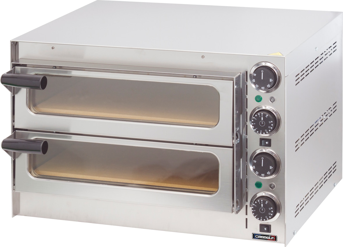 Horno de pizza doble - compacto CFRP2 Casselin