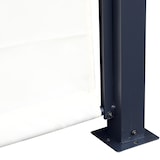 thumbnail of Outsunny Pérgola com Teto Retrátil e Parede Lateral Versátil 3x3m Creme e Preto