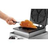 thumbnail of Roestvrijstalen wafelijzer met één hart (Ø)210 x (H)16 mm, 1800 W, 220 V - MONO