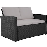 thumbnail of tectake Conjunto de rattan JESOLO  preto/cinzento - 405015