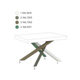 thumbnail of Itamoby Tavolo allungabile 90x160/420 cm Volantis Premium bianco frassino telaio 4/A