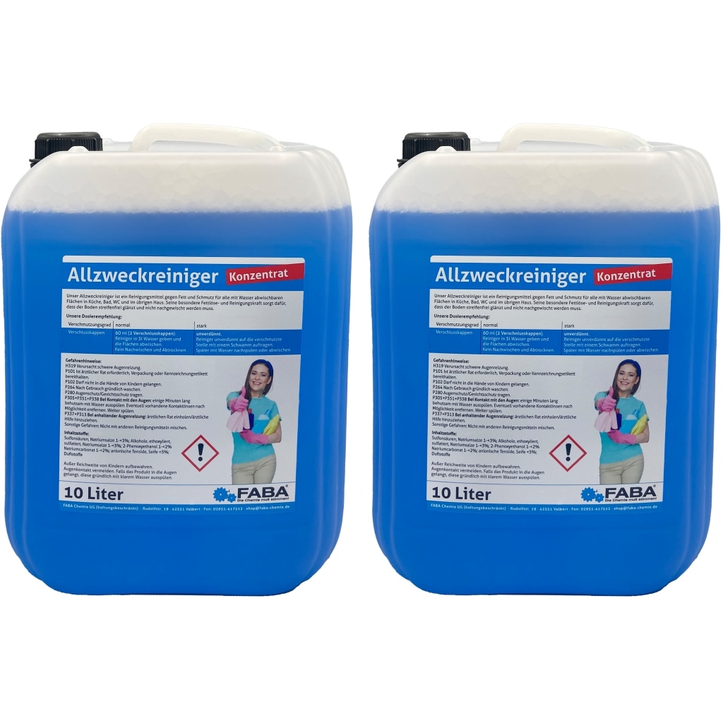 Allzweckreiniger Konzentrat 2 x 10 Liter Kanister