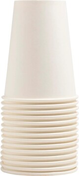 thumbnail of Pronappe 92110I 20x 50 Bierbecher aus Karton, plastikfrei, 35 cl, Ø 8 cmWeiß