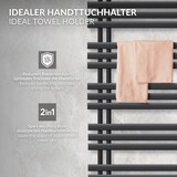 thumbnail of ECD Germany Badheizkörper Iron EM 600x1600 mm Anthrazit | Design Paneelheizkörper, Handtuchwärmer Handtuchtrockner Heizung