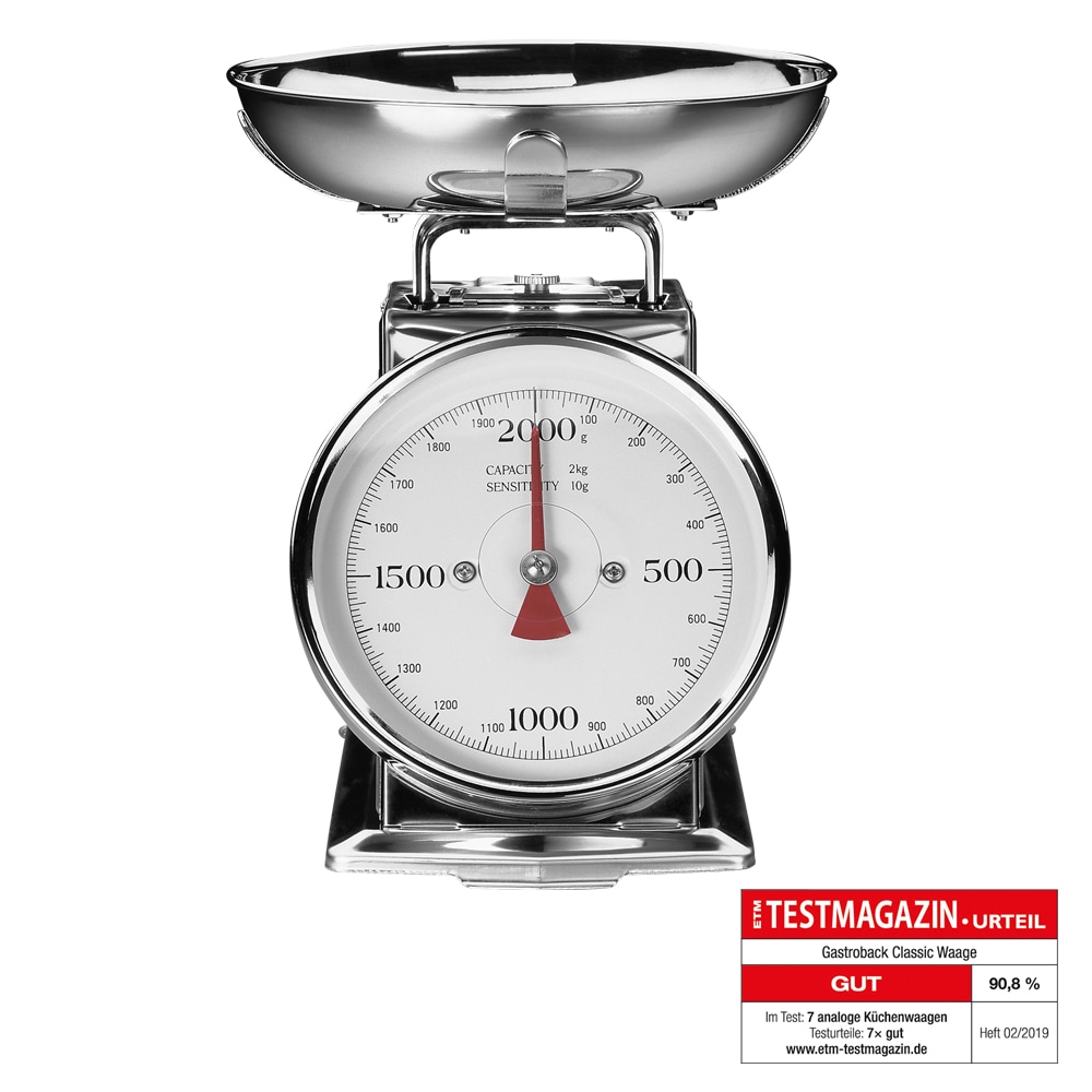 Gastroback  Classic Waage 2 kg Artikel-Nr.: 30102