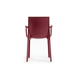 thumbnail of METRO PROFESSIONAL Fauteuil Bukisi, empilable, avec accoudoirs, en polypropylène, bordeaux
