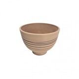 thumbnail of Vaso tondo basso largo da giardino in fibra di argilla 41x41x27 cm Hoya -  Black