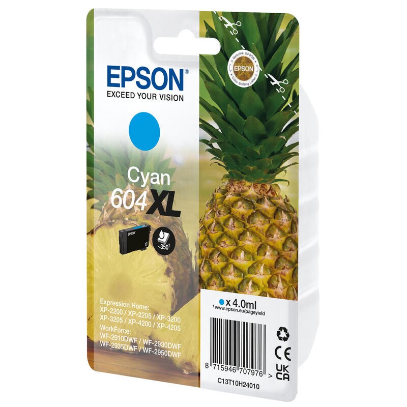 Epson 604Xl Original Tinte Cyan C13T10H24020
