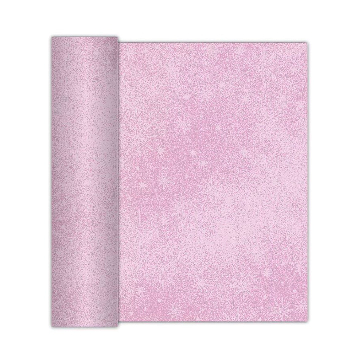 40cm Papiertischläufer 6m Rolle Sterne Stoffähnliches Tischband Tischdecke Tischdeckenrolle Weihnachten Silvester Winter Hochzeit Gastronomie