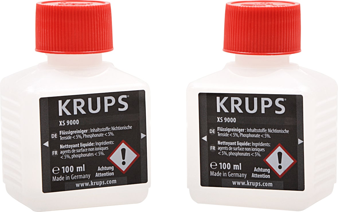 Krups XS900010 Flüssigreiniger 2x100ml Reiniger für Milch-Systeme Kaffeevollautomat