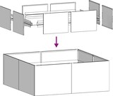 thumbnail of vidaXL Pflanzkübel 100x100x30 cm Verzinkter Stahl
