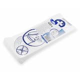 thumbnail of 200x Hygienebeutel Damenhygiene Papierbeutel weiß mit Hinweisaufdruck