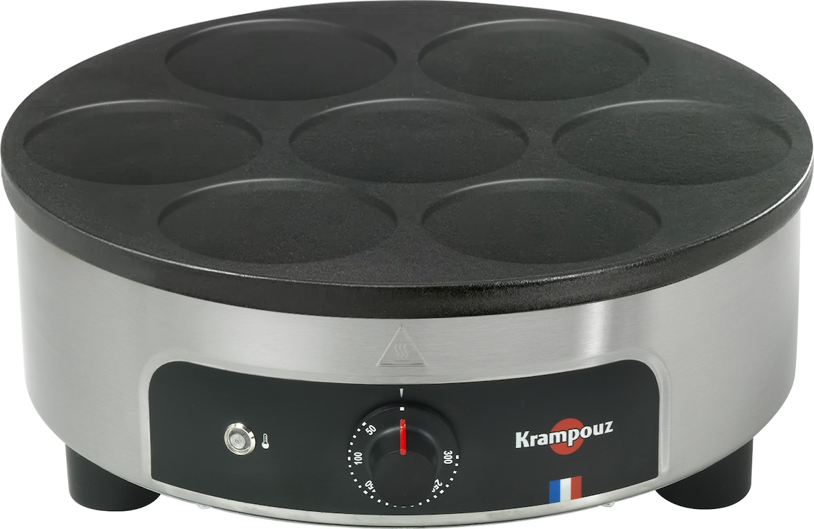 Krampouz Plaque à pancakes 7 empreintes - 230 V - CSRP4AA-KR - 3000 W