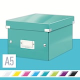 thumbnail of Caja de archivo universal Click & Store Pequeña (216x160x282 mm), turquesa