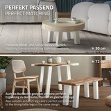 thumbnail of ML-Design 4er Set Tischbeine 42 cm Weiß glänzend, Stahl pulverbeschichtet, I-Form 8×8 cm, 96° Neigung, Möbelbeine für Couchtisch Sitzbank