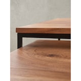 thumbnail of Industrie-Stil Wohnzimmertisch 2er Set, Holz & Metall, Quadratisch. 60x60x46 cm | Kadima Design