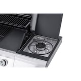 thumbnail of Tarrington House 4 hoofd- en zijbranders Gasgrill PAXTON, grillrooster 41.5 x 73 cm, werkblad, met LED-verlichting, verrijdbaar, staal, zwart