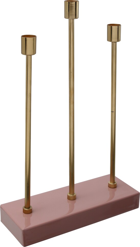 Kerzenhalter Esmeralda Deco 300 Rosa / Gold