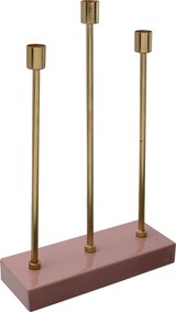 thumbnail of Kerzenhalter Esmeralda Deco 300 Rosa / Gold