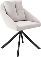 thumbnail of Drehstuhl Esszimmerstuhl Samt Beige 79x59x65 2er Set mit Rollen ergonomische Rückenlehne Metallgestell atmungsaktiver Bezug modern für Büro, Zuhause