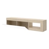 thumbnail of Dmora TV-Ständer Averau, niedriges Sideboard für Wohnzimmer, Wohnzimmer-Sideboard für Fernseher, 204 x 42 x 48 cm, Eiche und Weiß