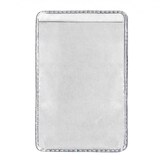 thumbnail of Protège-carte souple 1 poche - transparent - vertical (lot de 100)