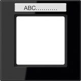 thumbnail of Jung Rahmen 1-fach Schriftfeld AC 581 BFNA SW AC581BFNASW