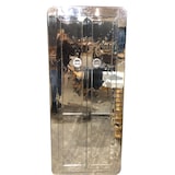 thumbnail of SIT Möbel Kledingkast | 2 deuren,3 legplanken ,1 kledingstang | Mango+MDF met aluminium beslag zilver | B80 x D40 x H180 cm | 01764-21 | Serie AIRMAN