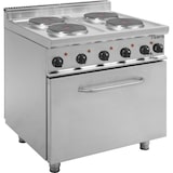 thumbnail of Elektrisch fornuis met elektrische oven model E7/Cuet4Le, afmetingen: B 800 XT 700 XH 850