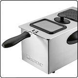 thumbnail of Clatronic FR 3587 Freidora Eléctrica, 3 L, Caja, Tapa y Resistencia Acero Inox., Desmontable, Termostato Regulable 2000W Plata