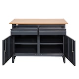 thumbnail of Werkbank Arbeitstisch Werktisch Metalltisch Werkzeugschrank Werkstatteinrichtung Metall Holzplatte Tisch Holztischplatte Smolensk Jet-Line