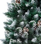 thumbnail of vidaXL Künstlicher Weihnachtsbaum mit Zapfen und Schnee 150 cm