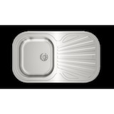 thumbnail of Teka Stylo 1C 1E Lavabo sobre-encimera Rectangular Acero inoxidable