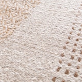 thumbnail of Tapis en laine et jute tissé à plat à motifs géométriques 120 x 170 cm