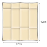 thumbnail of Airlaid 1250 Besteckservietten Bestecktaschen creme 32x40cm, Stoffähnlich, hochwertige Einwegserviette