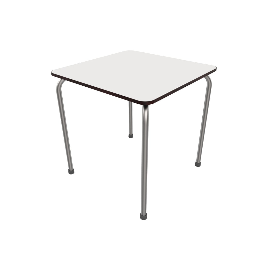 Sp-Berner - Set de 20 Mesas Bahía. 70 x 70 cm. Apilables y con certificado de uso público. Color Blanco.