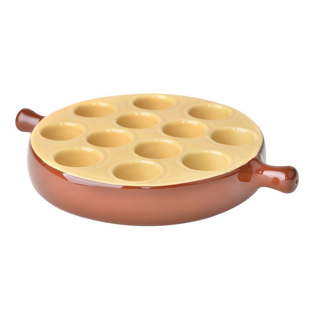 In Situ Poêlon pour 12 escargots Rustique x6